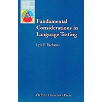 کتاب فاندامنتال کانسیدرایشن این لنگویج تستینگ FUNDAMENTAL CONSIDERATIONS IN LANGUAGE TESTING